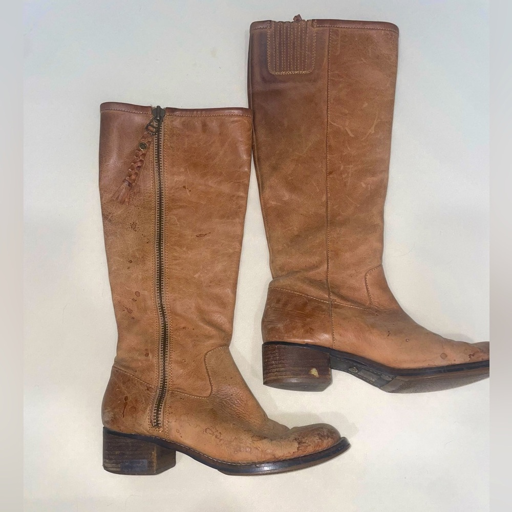 Lucky brand leather boots